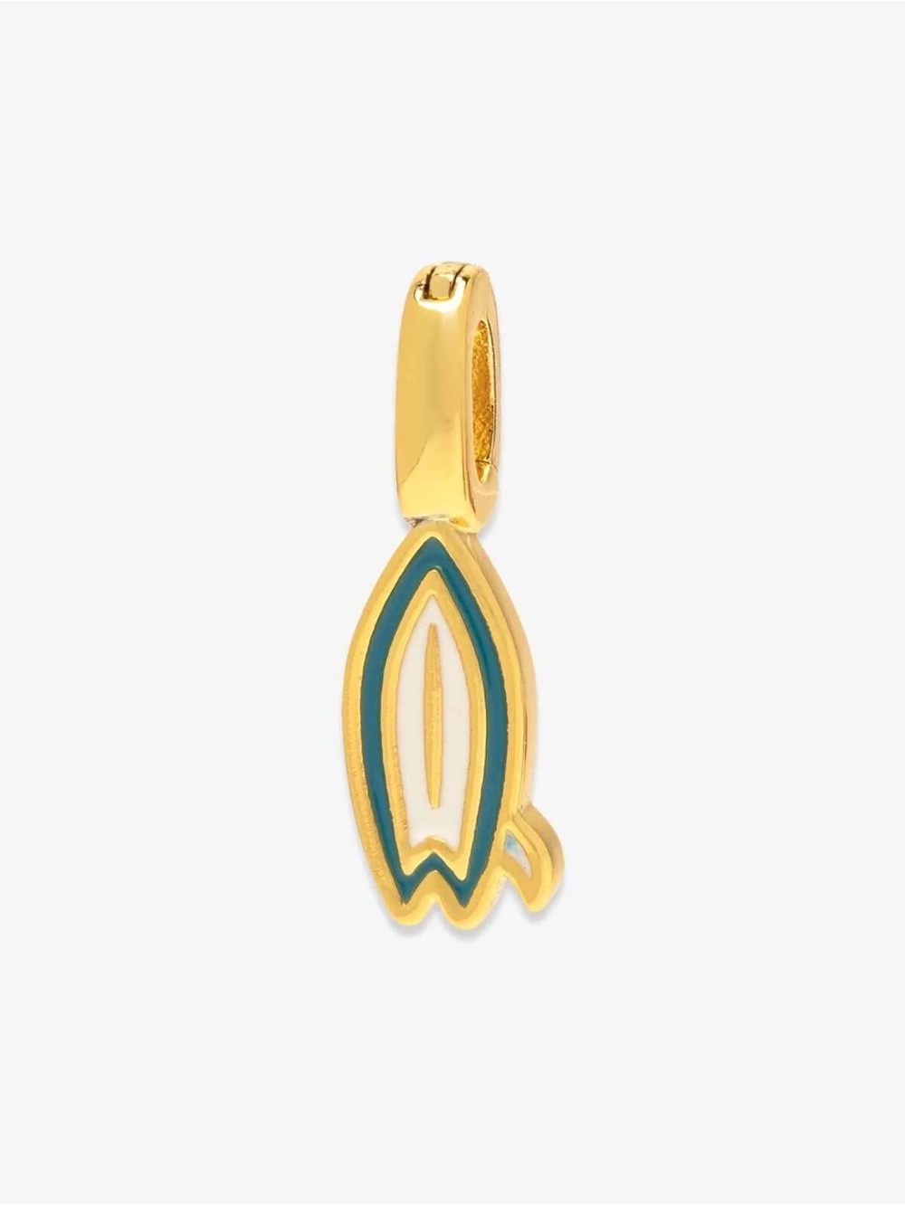 Pura Vida Harper Surfboard Charm Gold